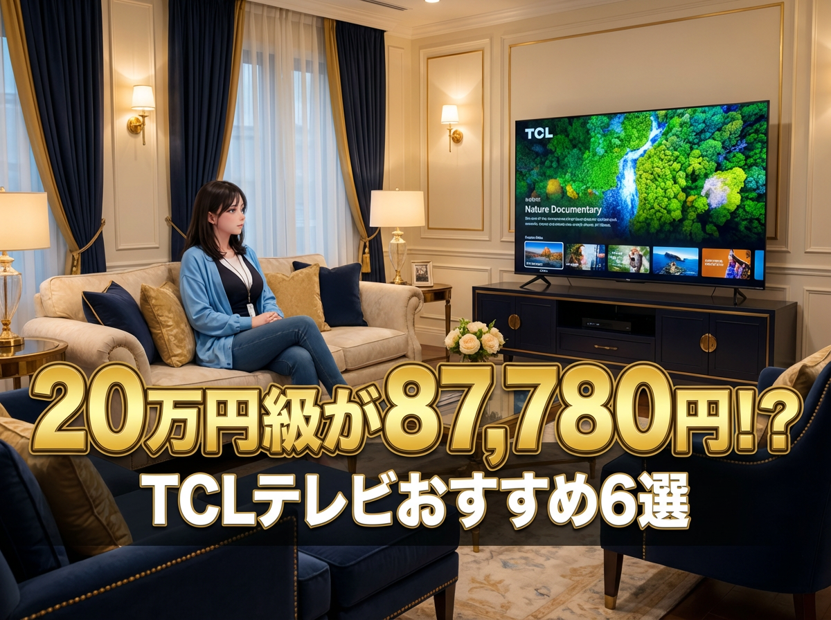 買ってはいけないTCLテレビ6選|おすすめ機種を暴露