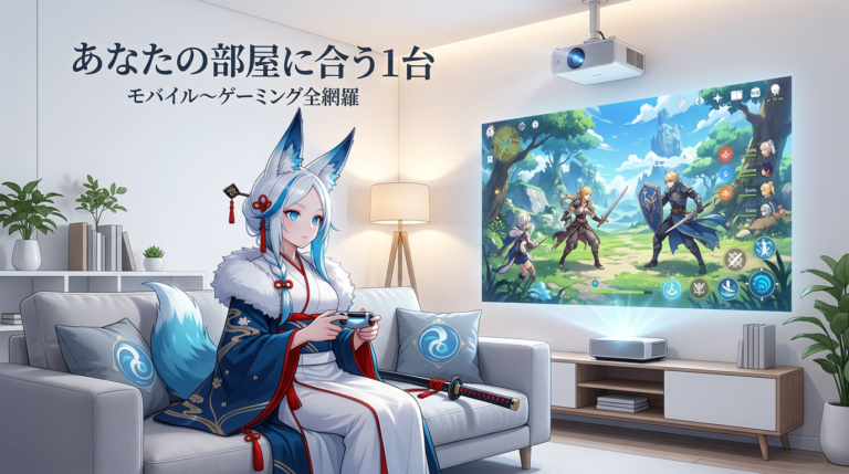 ホームプロジェクターおすすめ12選【2026年最新】タイプ別・失敗しない選び方