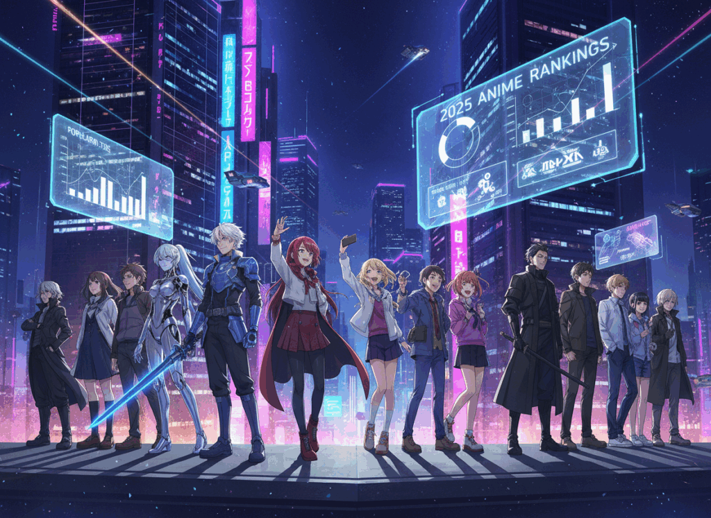 2025年テレビアニメ新規『メインキャラ数』ランキング154【最新データ】