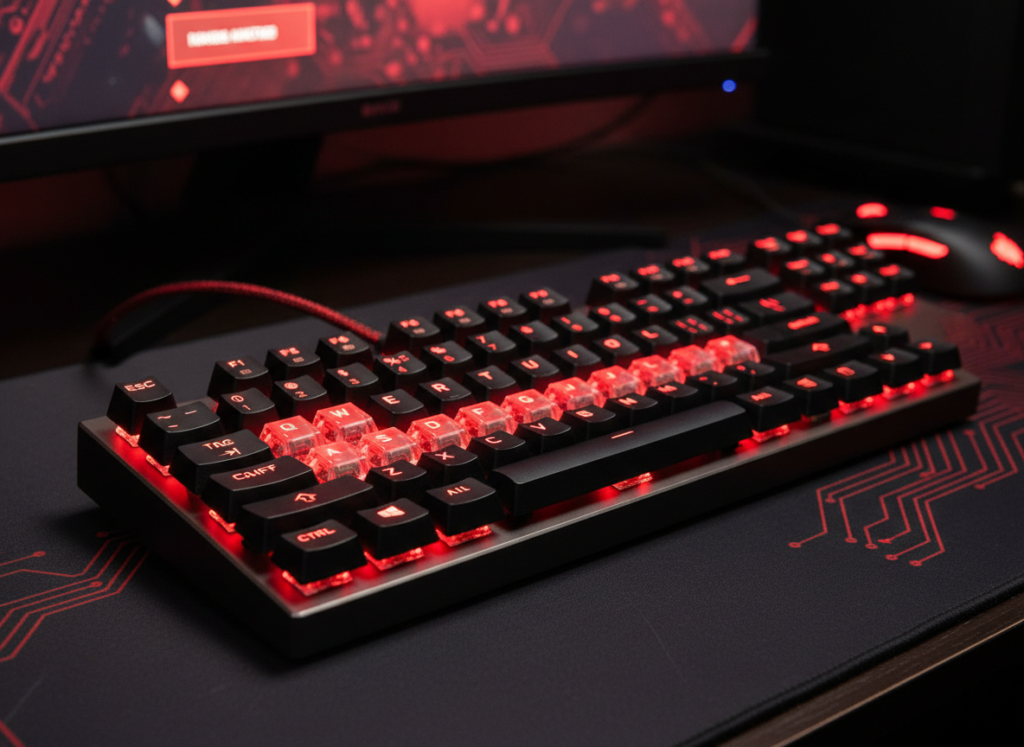 赤軸メカニカルキーボードの魅力とは