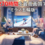 2026冬季オリンピックを4K高画質で|イタリア2都市の魅力とテレビ選び