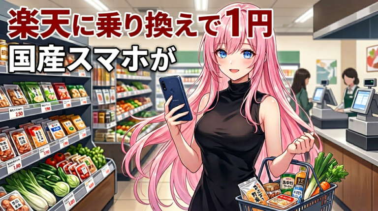 arrows We2が楽天モバイルで1円！安心の国産スマホを正直に解説