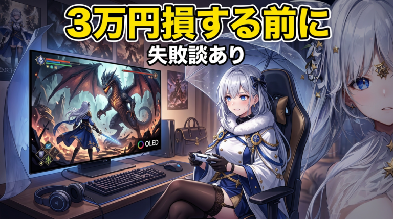 ゲーミングモニター有機ELのデメリット全解剖｜後悔しない技術的な選び方