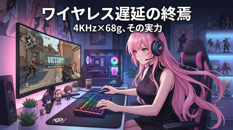 Aerox 3 Wireless Gen 2は何が変わった？4KHzが照準に与える意味