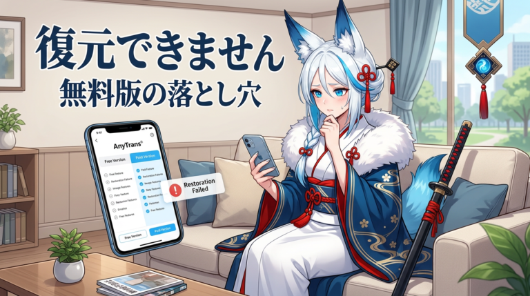 AnyTrans無料版と有料版の違いを正直に解説【後悔しない選び方】