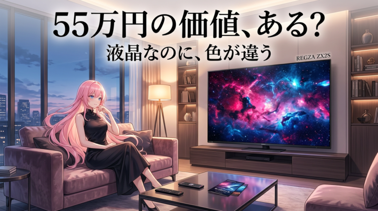 レグザ ZX2S｜RGB Mini LEDが変える「液晶テレビの色」の話
