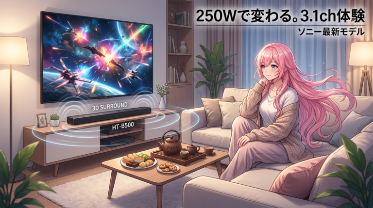 BRAVIA Theatre Bar 5の魅力と注意点｜テレビの音に不満な人へ