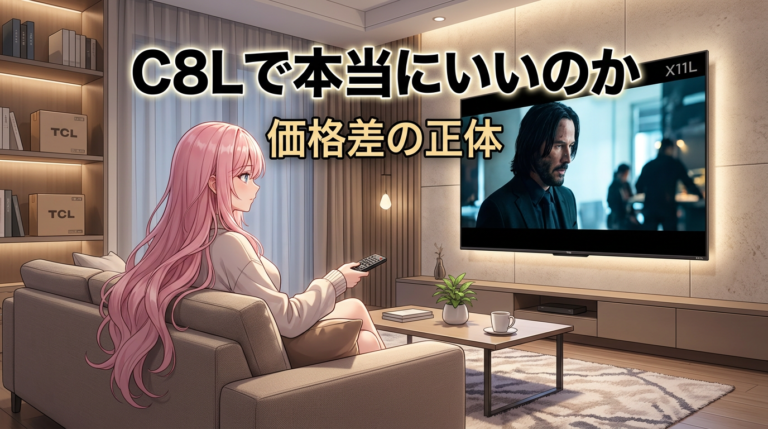 TCL X11L：SQD-Mini LED 2万分割が描く、光と黒の新次元