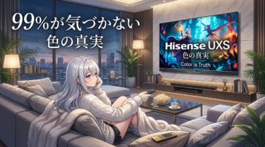 ハイセンスUXS発売｜世界初RGB MiniLEDがテレビの色を変える理由