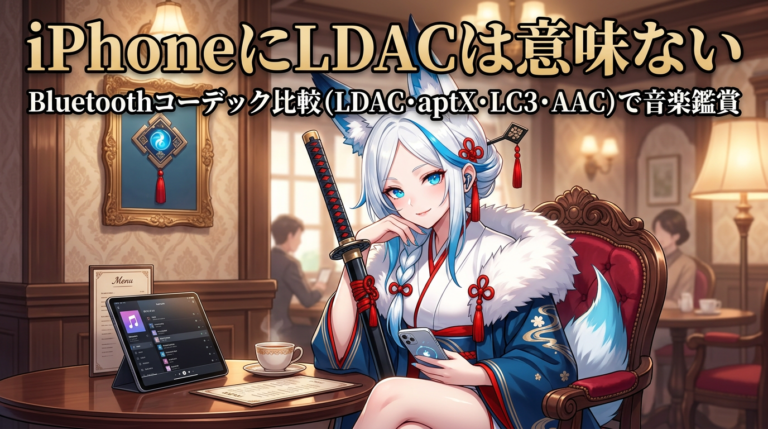 Bluetoothコーデック比較｜LDAC・aptX・LC3の音質と遅延を技術で解説