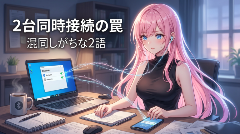 Bluetoothマルチポイントとは？仕組みと正直なデメリットを解説
