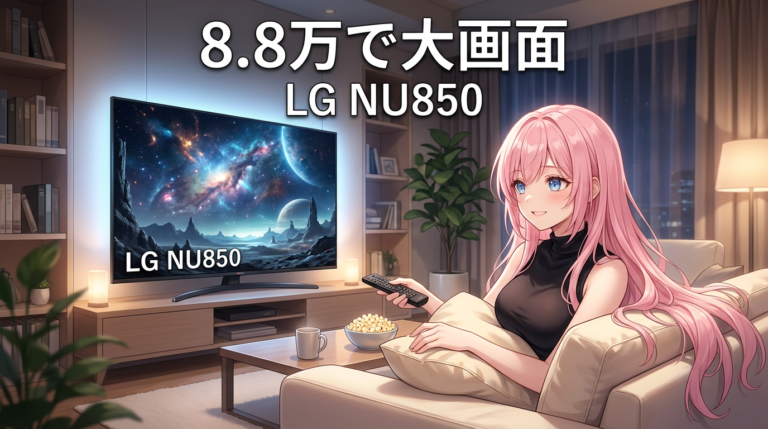 LG NU850の魅力を徹底解説｜55型8.8万円で何が変わる？