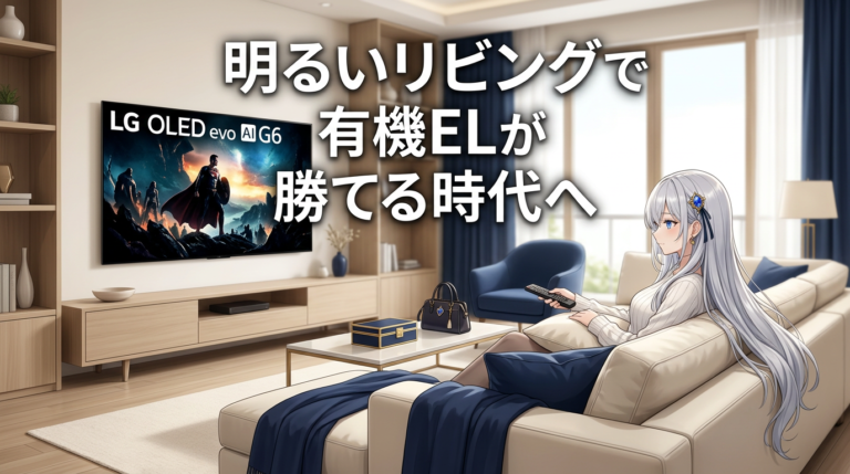 LG OLED evo AI G6の実力｜Hyper Radiant Colorが変える、リビングの映像体験