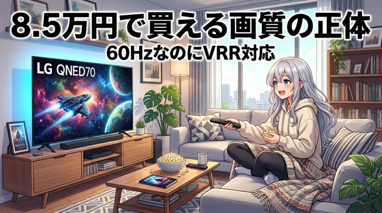 LG QNED70 2026年モデルの魅力と正直な評価――色と音が変わる体験とは