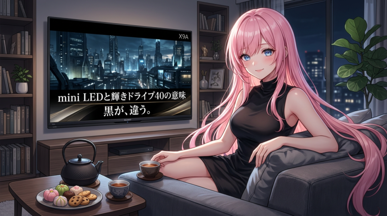 シャープ X9A｜量子ドット×mini LEDで映像体験はどう変わる？